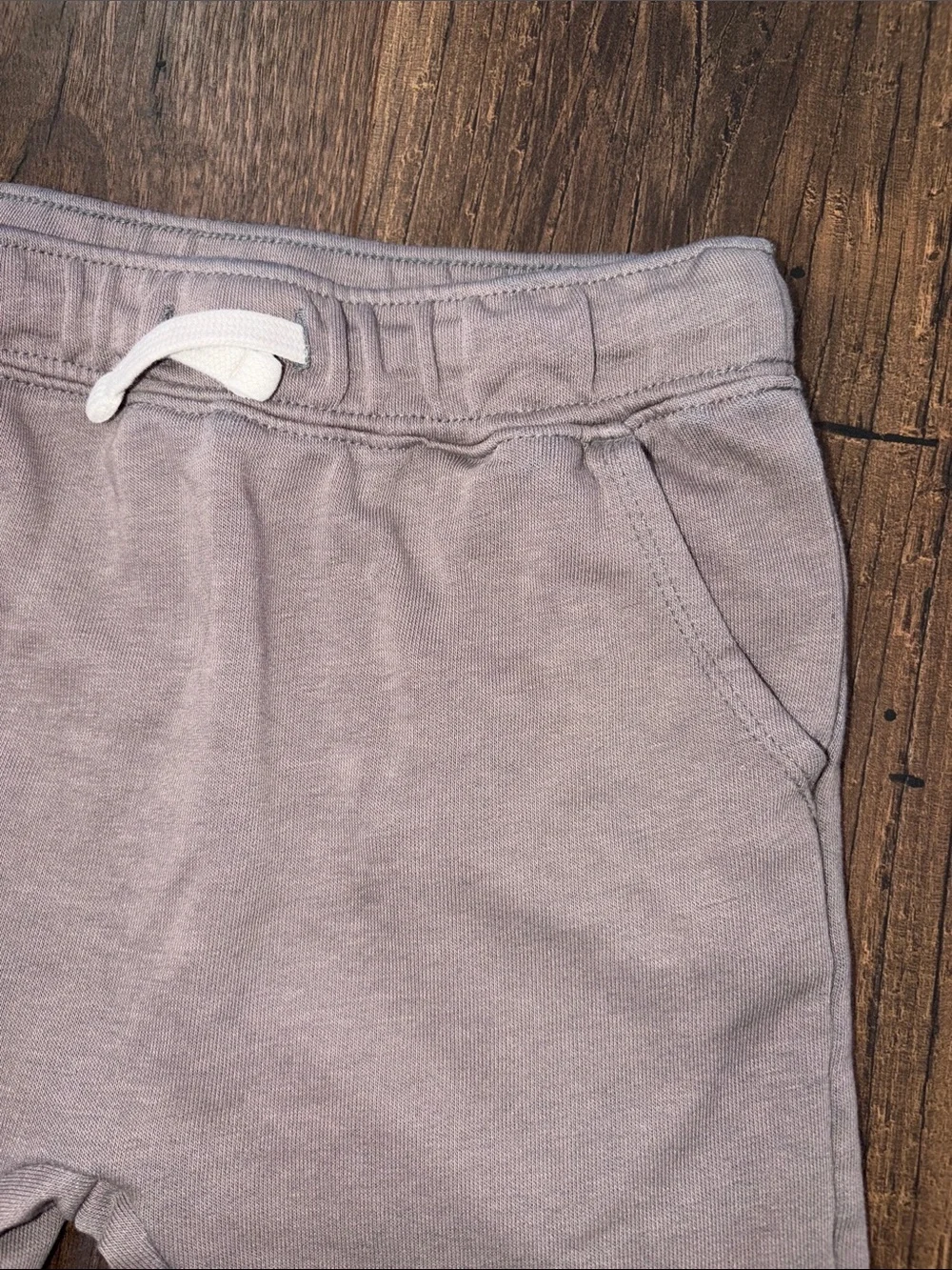 Old Navy Grey Drawstring Cotton Shorts